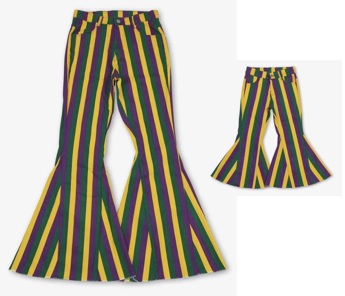 Mardi Gras Bell Bottoms (mom)