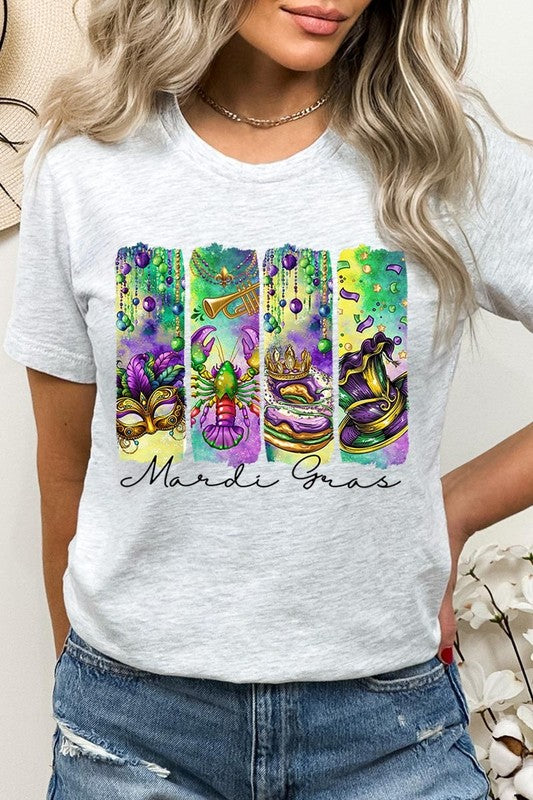 Mardi Gras Graphic Plus Tee