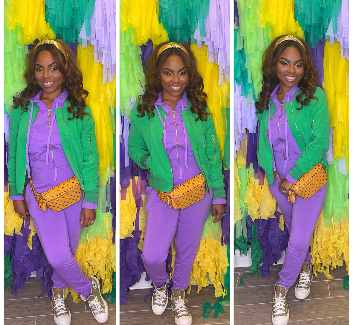 Mardi Gras Bomber Jackets