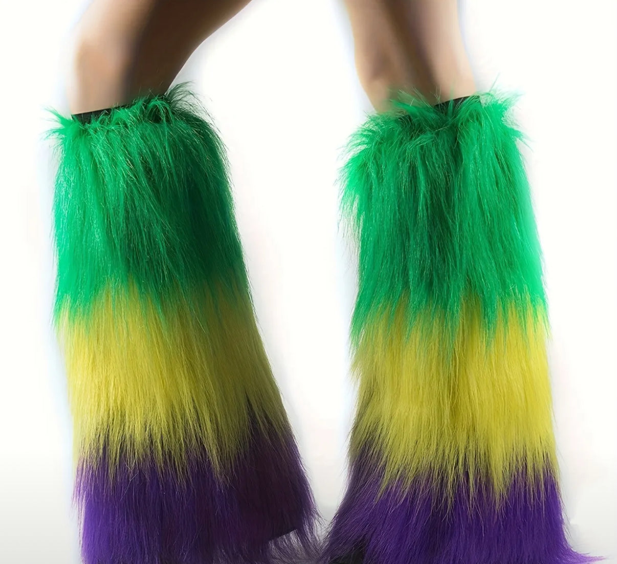 Mardi Gras Leg Warmers