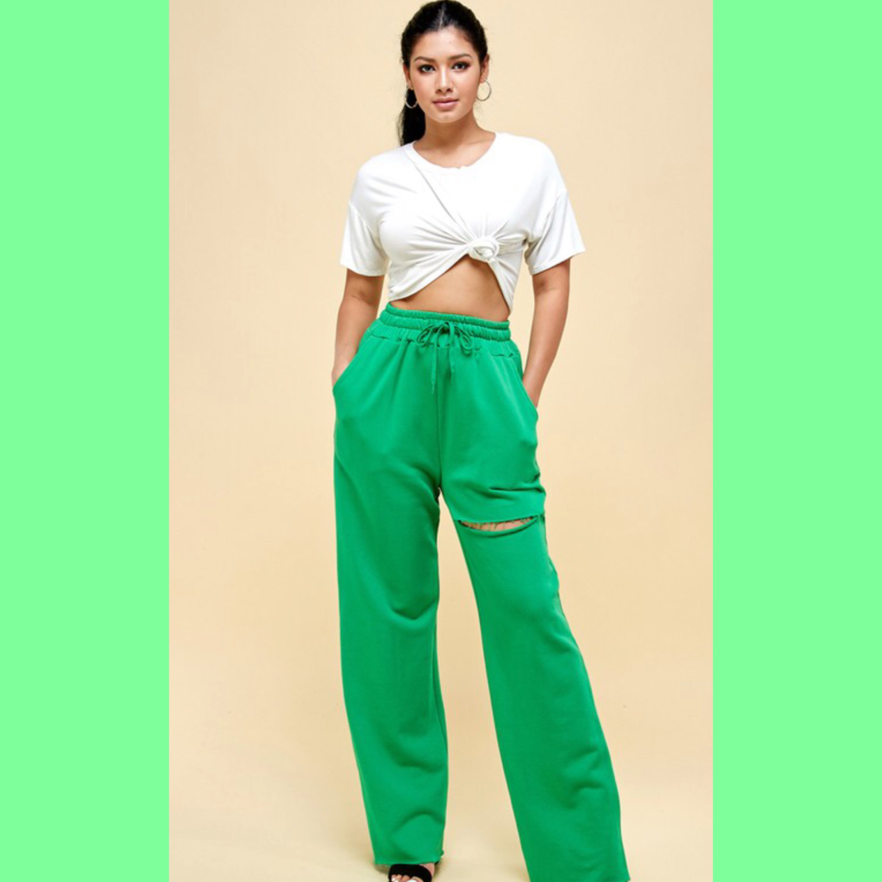 Michaela Wide Leg Sweatpants