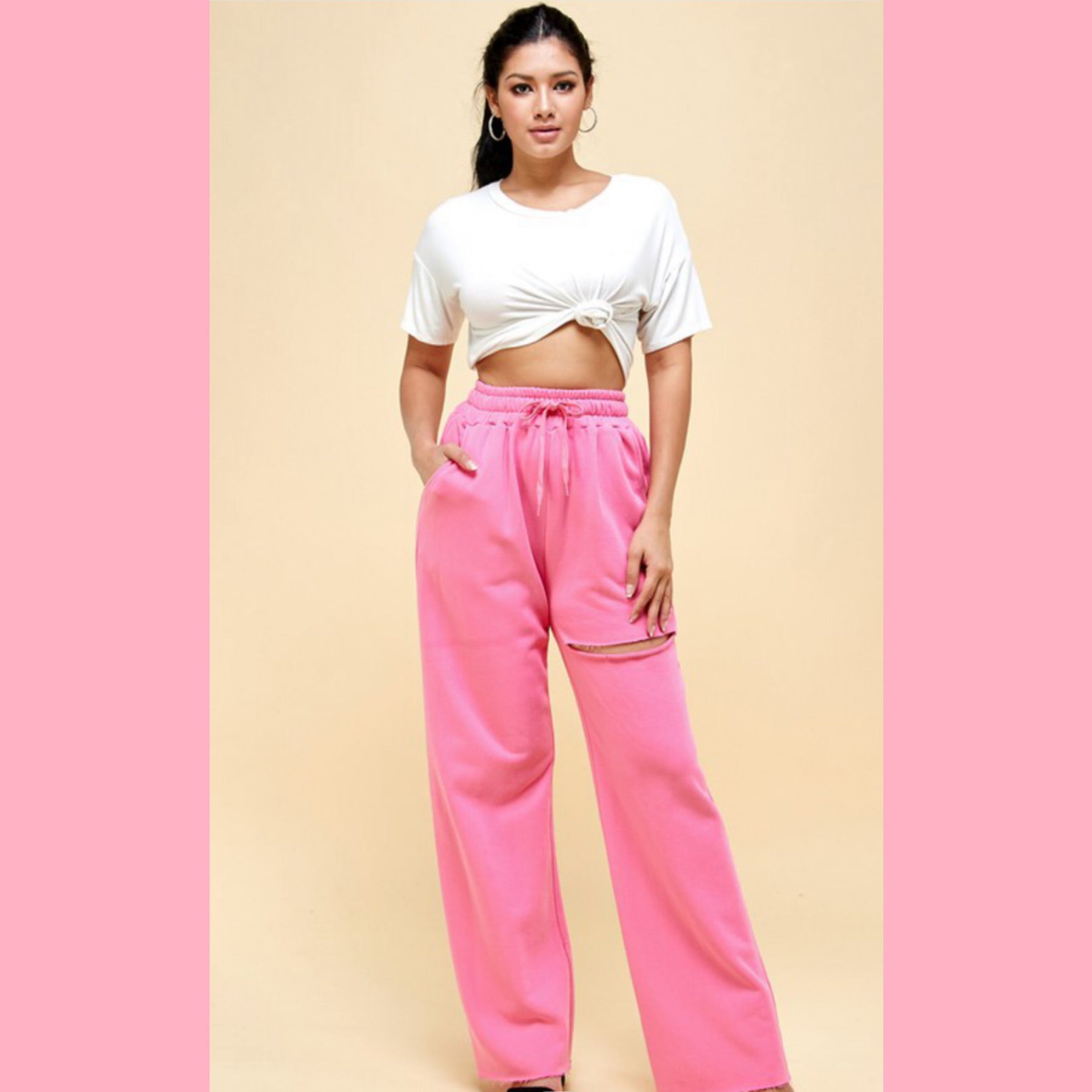 Michaela Wide Leg Sweatpants