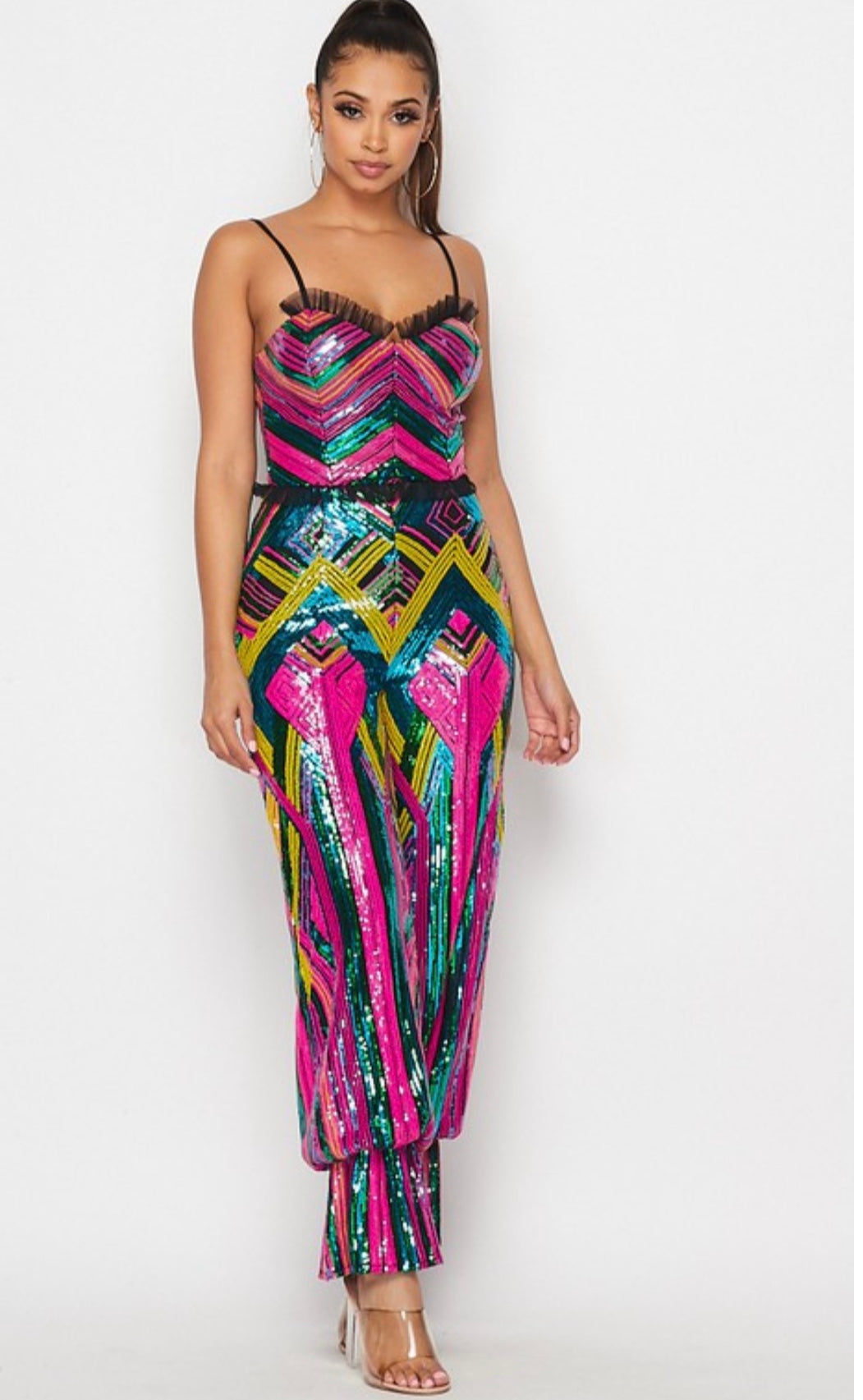 Multi Sequin Two Piece Set